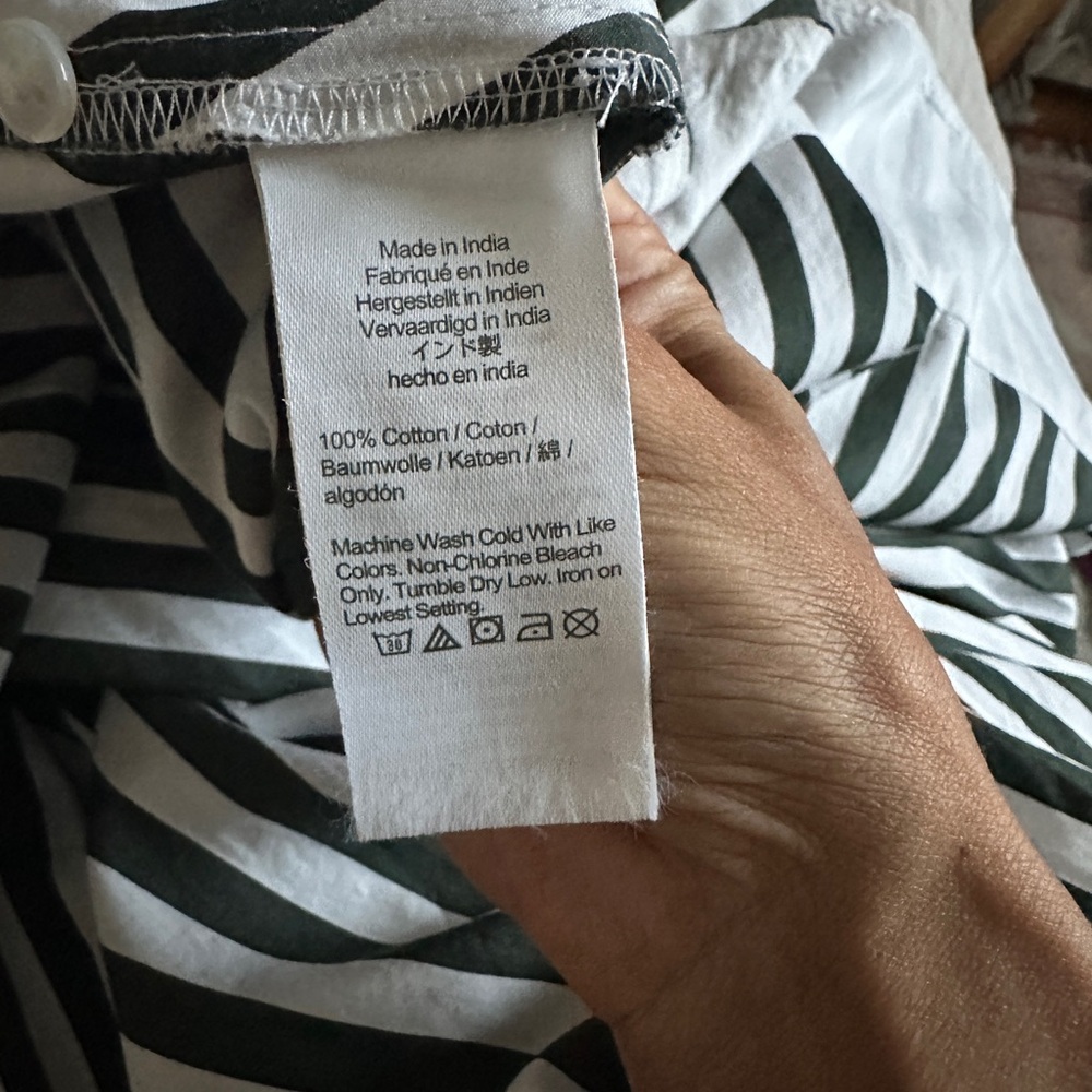 Madewell tie-waist  Midi shirt dress Size 4 - Picture 12 of 12